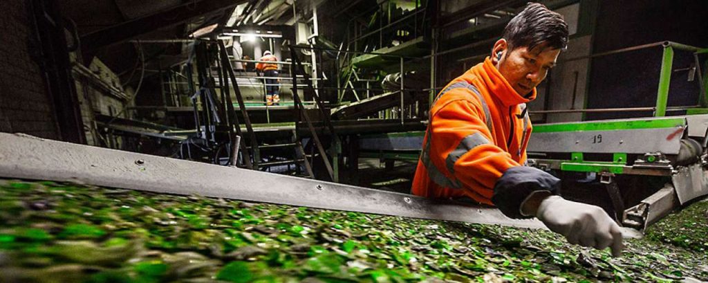 Renewi sustainability report glass recycling