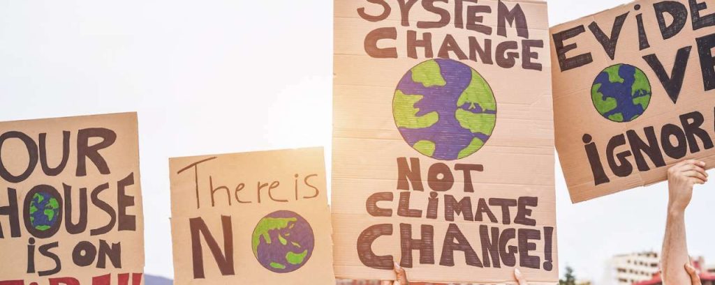 Protest klimaat planeet adobe stock