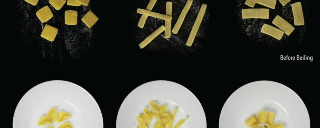 Pasta plat gekookt science