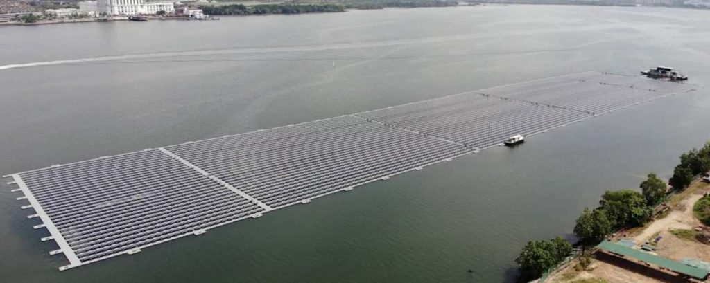 Sunseap zonnepanelen drijvend