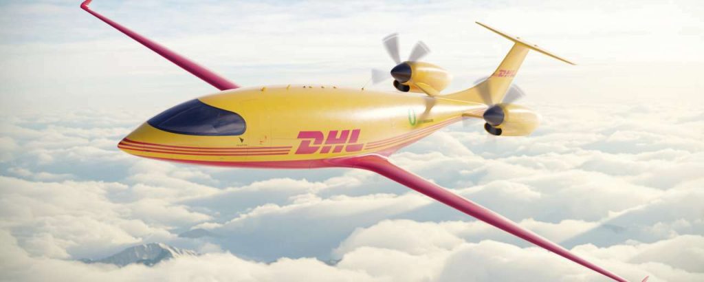 Dhl elektrisch vliegtuig artist