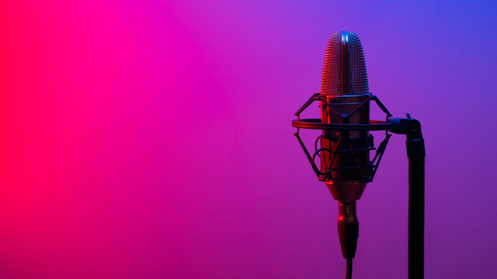 Adobe Stock microfoon podcast