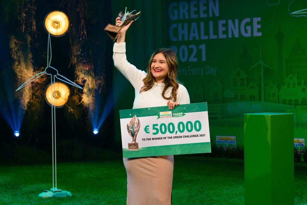 Isabella Palmgren uit Zweden wint 500 000 euro in finale Postcode Lotteries Green Challenge 2021