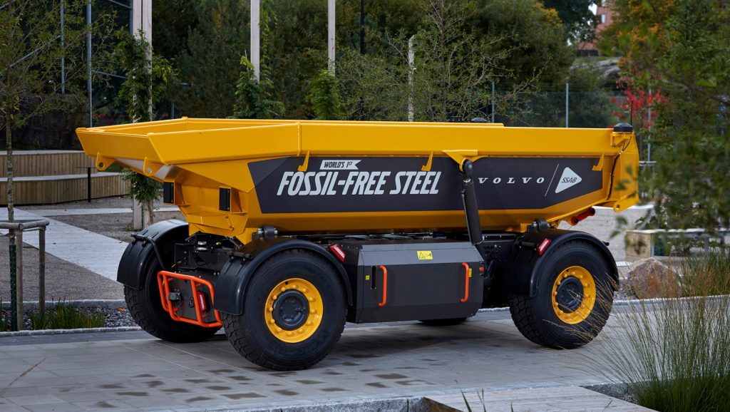 Image volvo group ssab world first fossil free vehicle