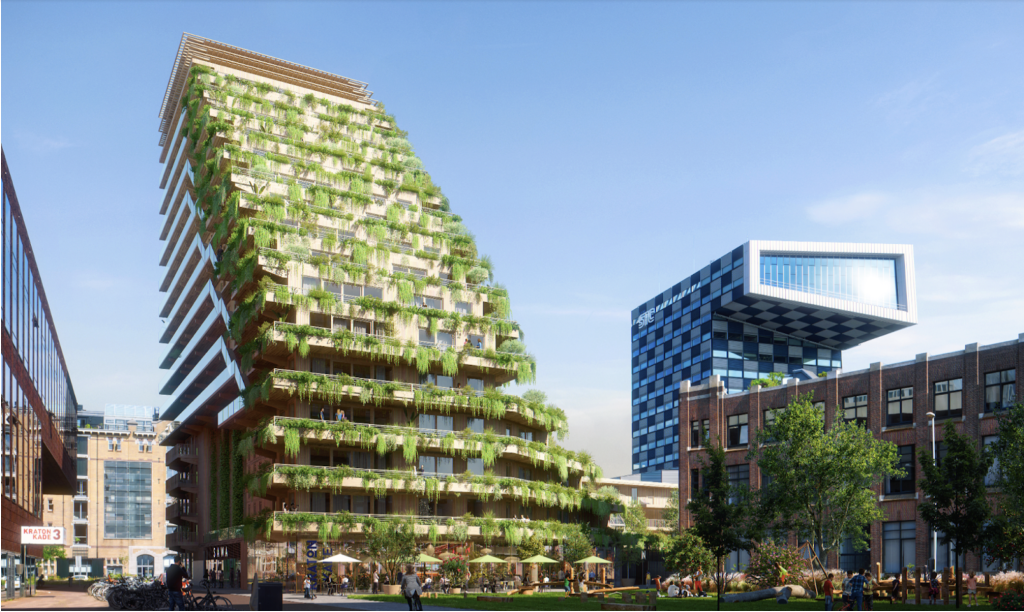 Bouwen met hout en ander biobased materiaal SAWA project als goede voorbeeld