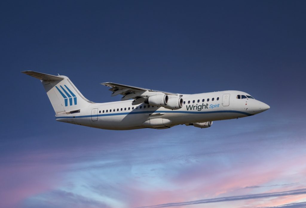 Wright spirit vliegtuig elektrisch