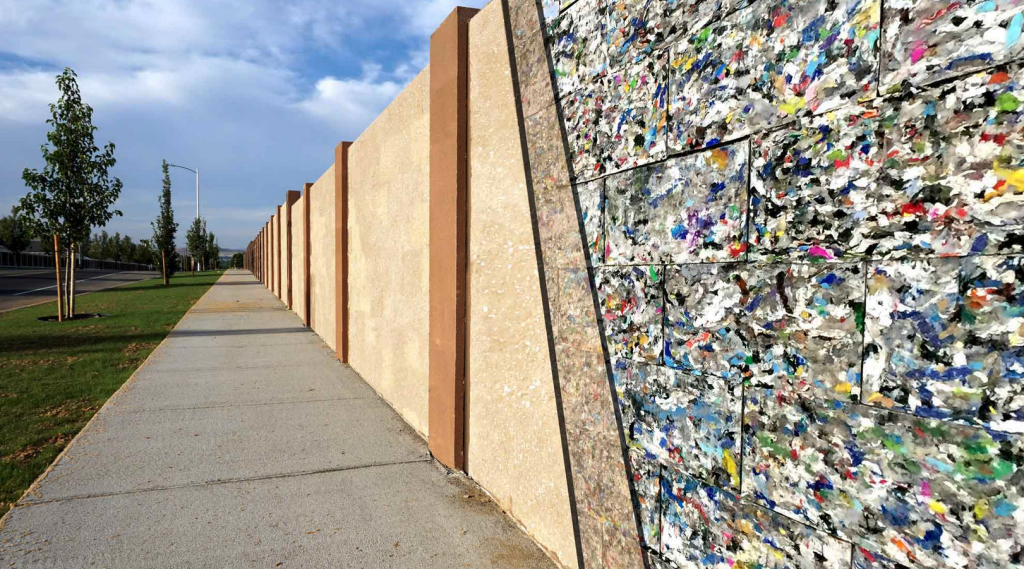 Byfusion muur foto