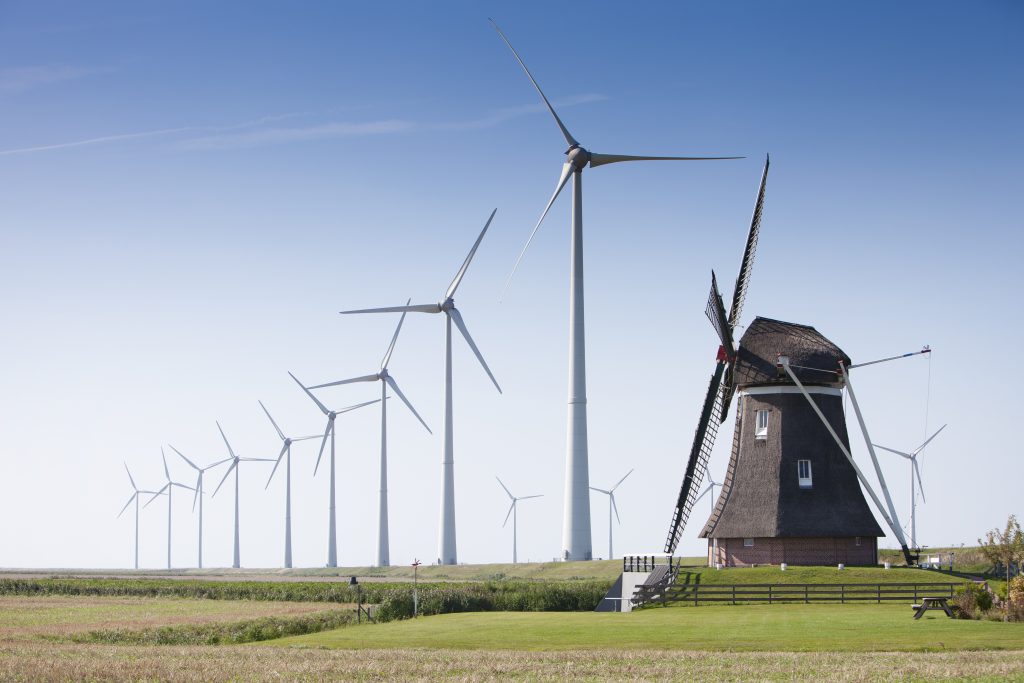 Nederland molen windmolen ouderwets nieuwerwets change inc