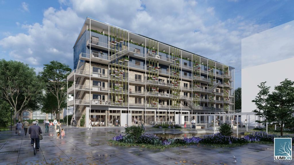 SUM design verduurzaming portiekflat 1