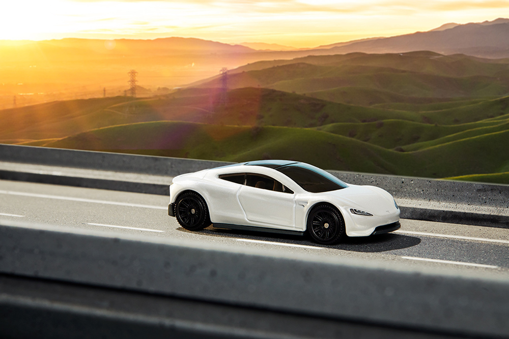Matchbox Carbon Neutral Tesla Roadster Lifestyle 3