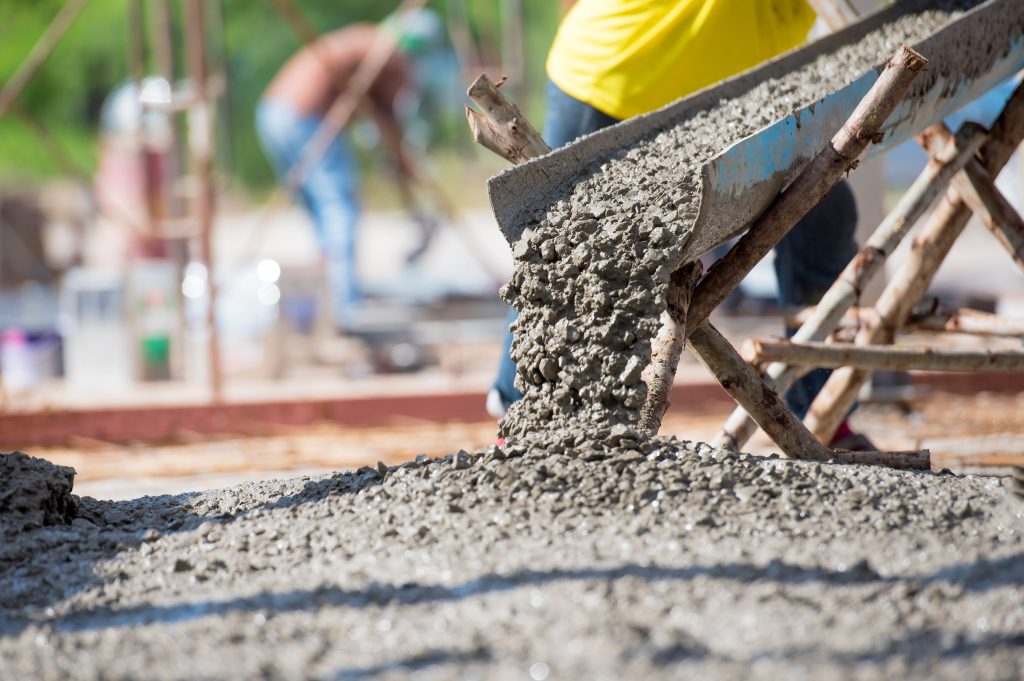 Cement storten
