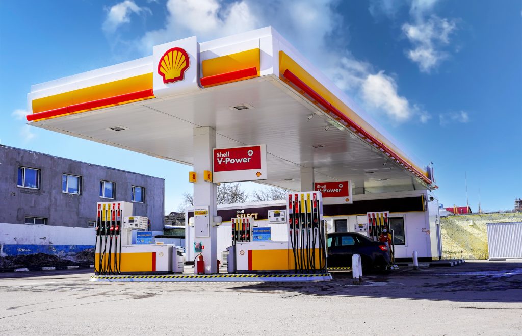 Shell tankstation editorial use