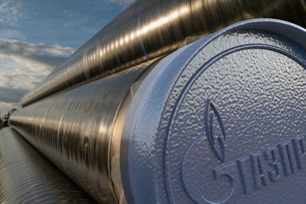 Gasprom pijpleiding editorial
