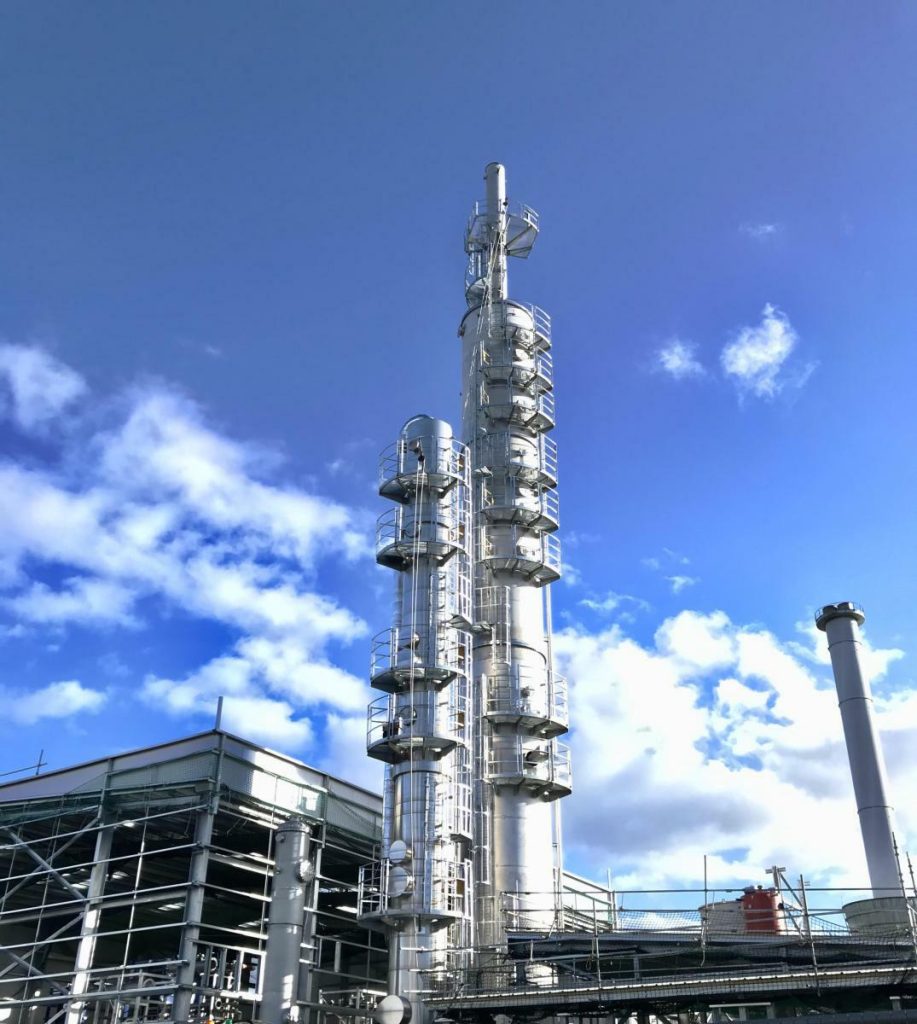 TCE CCU Stripper and Absorber Column