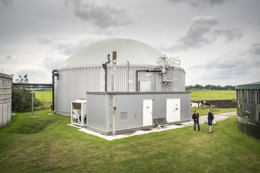 Monomestvergister groen gas