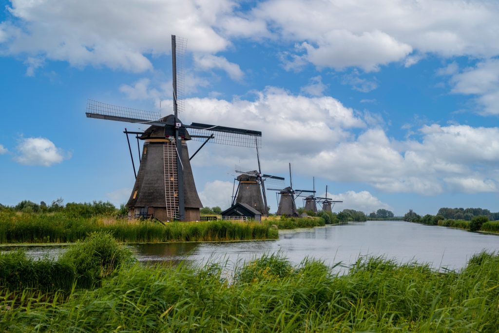 Adobe Stock windmolens in Kinderdijk