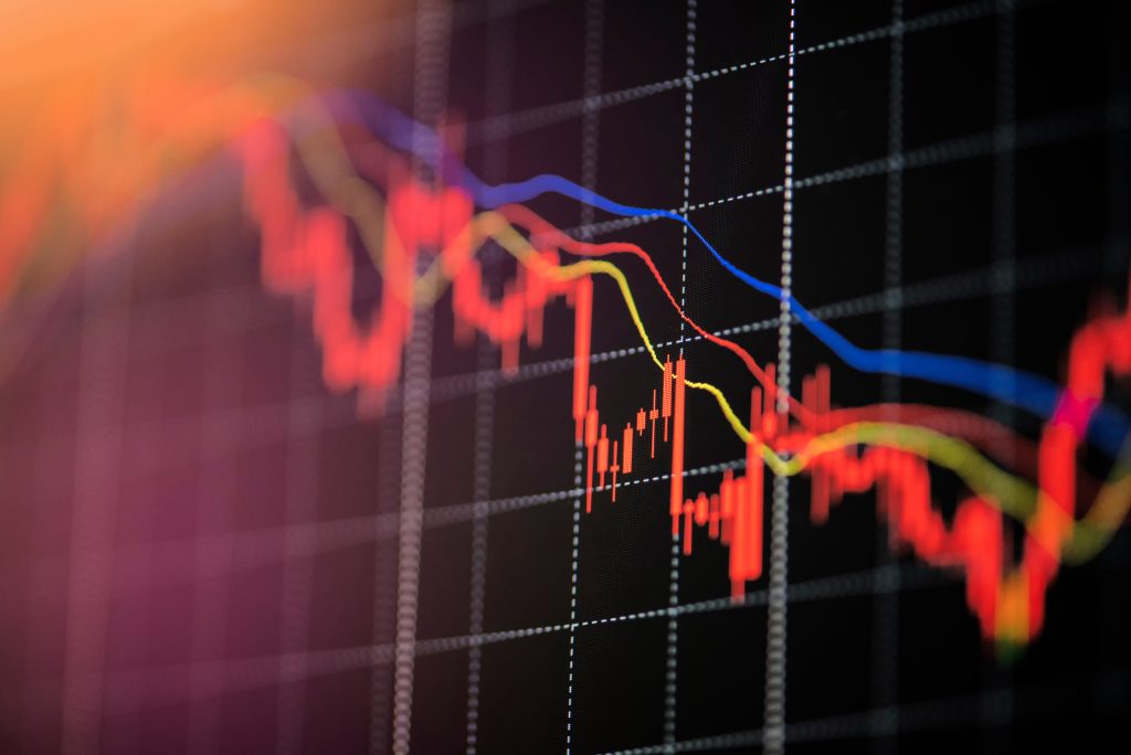 Adobe Stock lijnen beurs aandelen