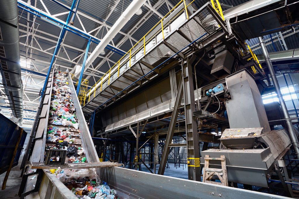 Adobe Stock een recycling fabriek