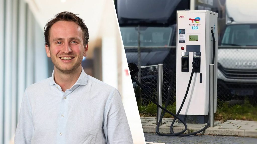 Reinout Sterk en snellader Total Energies