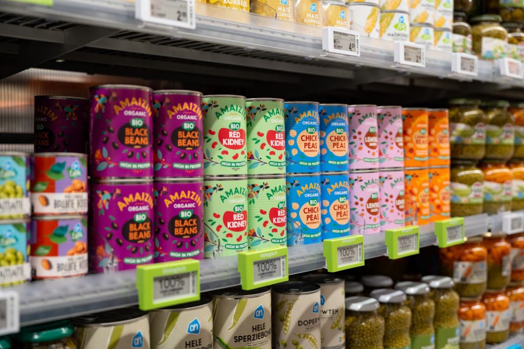 Peulvruchten van Amaizin in de Albert Heijn