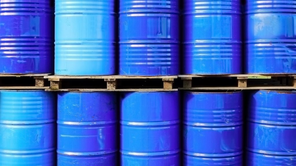 metal barrels
