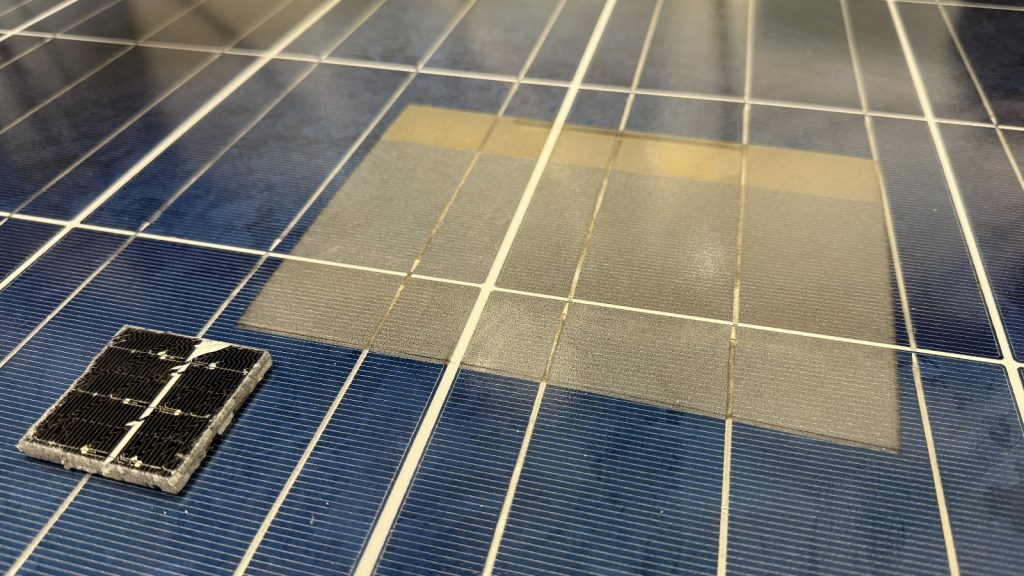 TNO heeft lasertechnologie ontwikkeld om zonnepanelen te ontmantelen