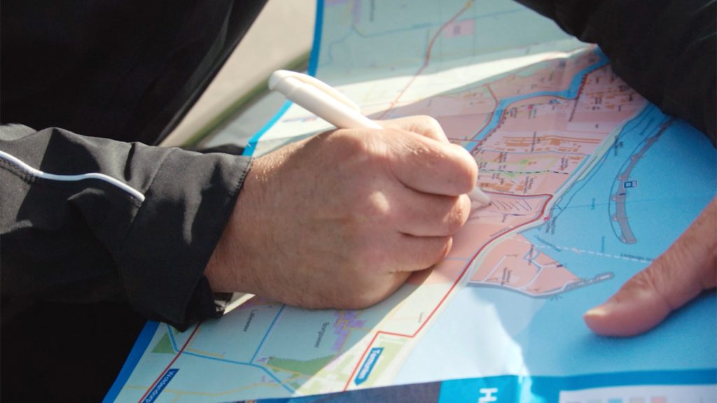 Delfzijl-plot-Rene-tekent-kaart
