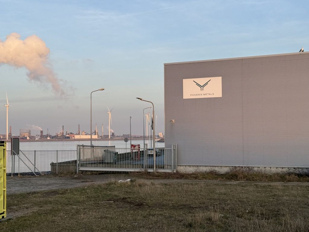 In IJmuiden wordt een proeffabriek gebouwd.Credit: Phoenix Metals 