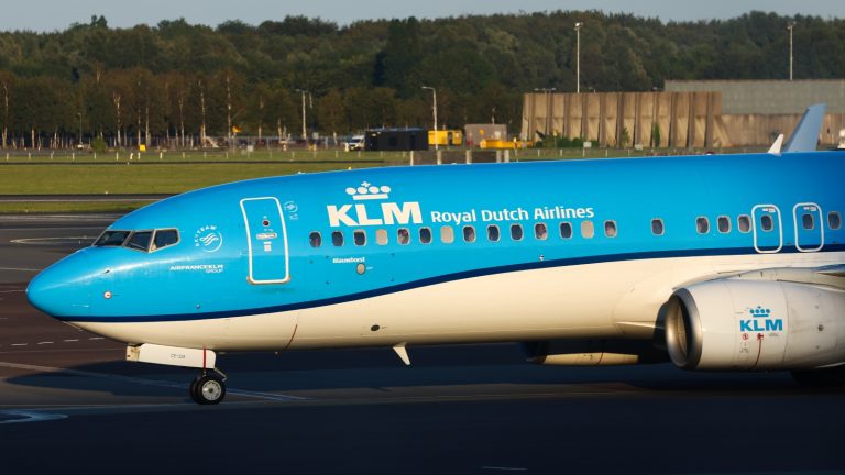 KLM-vliegtuig biobrandstof