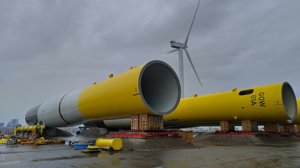 industrie monopile windmolens